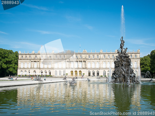 Image of fountain at Herrenchiemsee