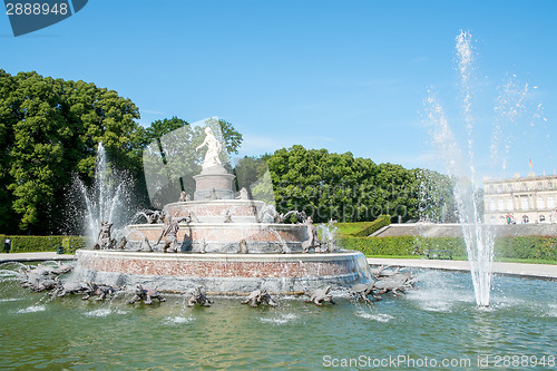 Image of fountain at Herrenchiemsee