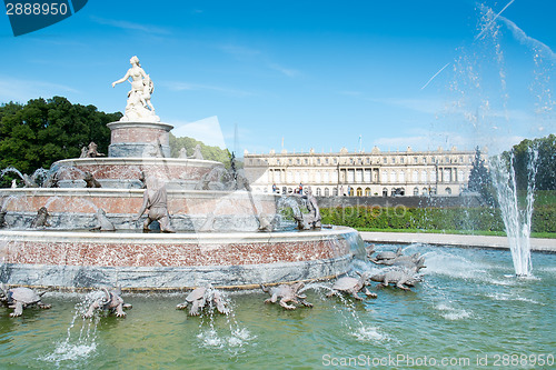 Image of fountain at Herrenchiemsee