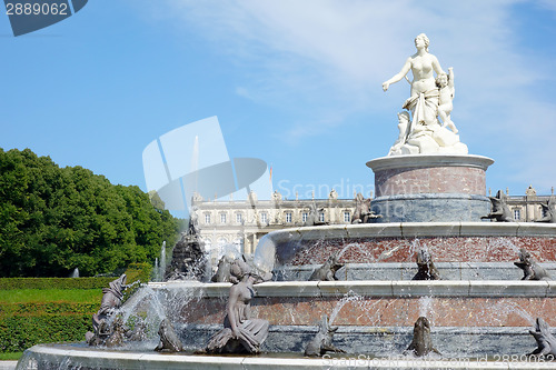 Image of fountain at Herrenchiemsee