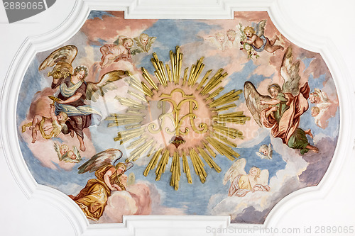 Image of fresco angels