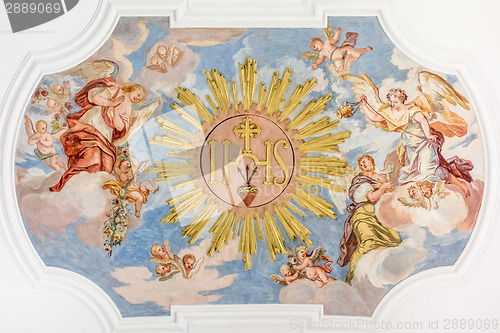 Image of fresco angels