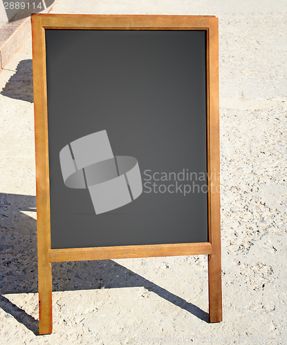 Image of Restaurant menu chalkboard 