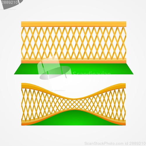 Image of Illustration of two garden trellis