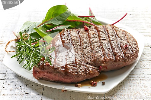 Image of grilled beef steak