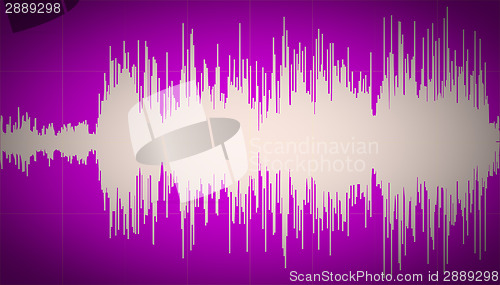Image of Retro look Sound waves
