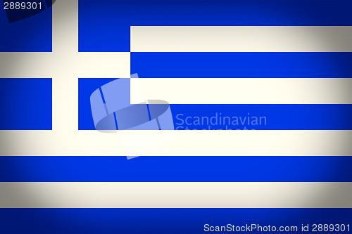 Image of Retro look Greece flag