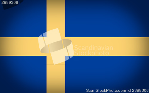 Image of Retro look Flag of Sweden