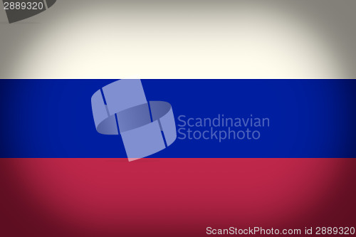 Image of Retro look Flag of Russia