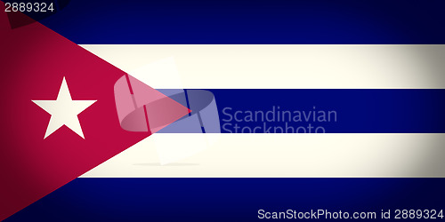 Image of Retro look Flag of Cuba