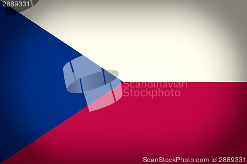 Image of Retro look Czech Republic flag