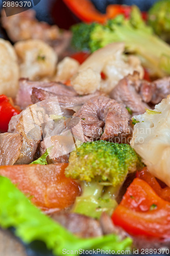 Image of meat with vegetables