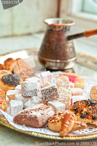 Image of Turkish delight dessert