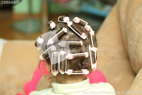 Image of hair curlers
