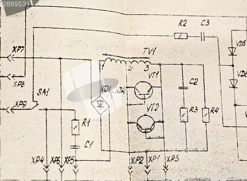 Image of A schematic drawing