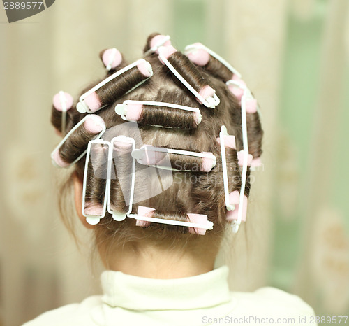 Image of  hair curlers