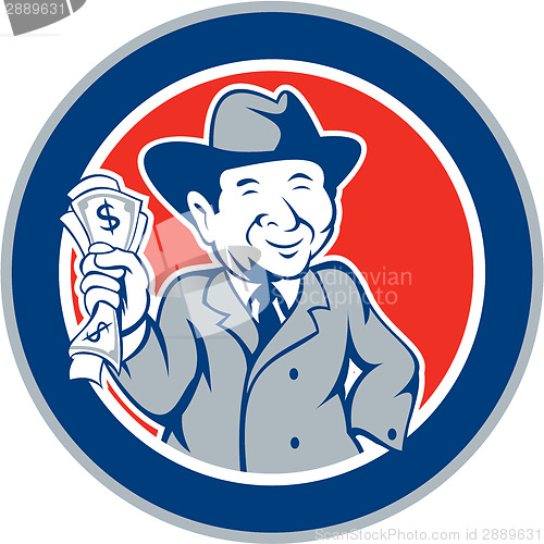 Image of Businessman Rich Man Money Cartoon