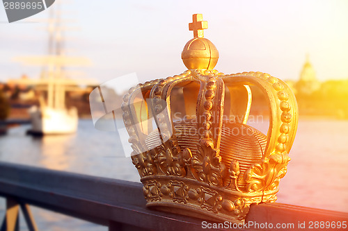 Image of stockholm view with crown