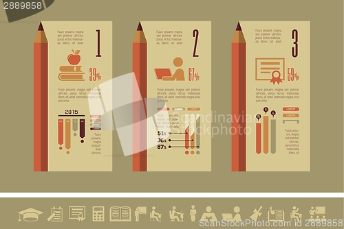 Image of Education Infographics.
