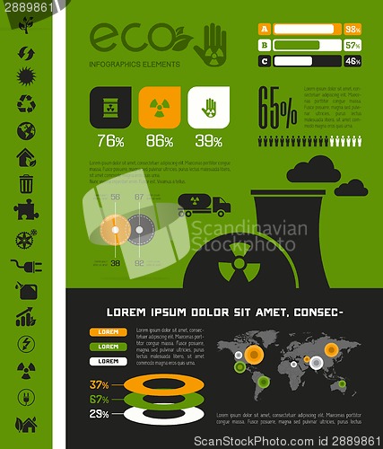 Image of Ecology Infographic Template.