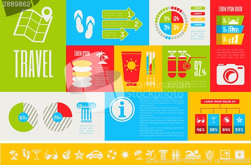 Image of Travel Infographic Template.