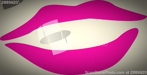 Image of Retro look Lips