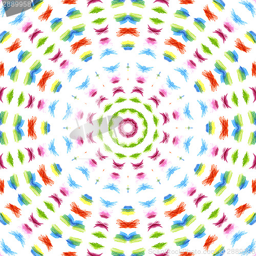 Image of Abstract color pattern on white