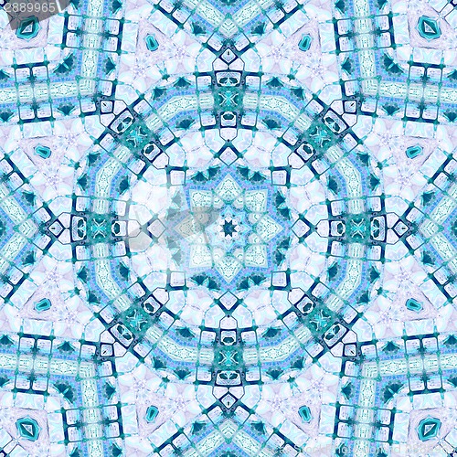 Image of Bright abstract concentric pattern
