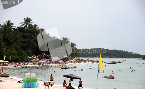 Image of action in chaweng beach