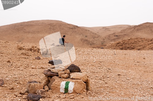 Image of Mountains in stone desert nead Dead Sea