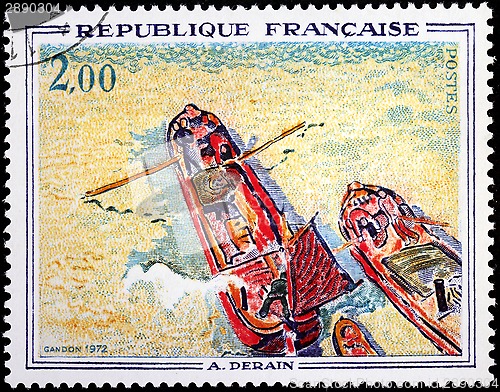 Image of Boats Stamp