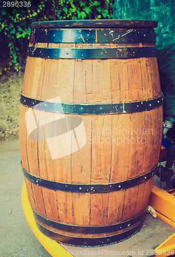 Image of Retro look Barrel cask