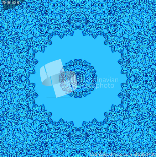 Image of Abstract blue background with pattern