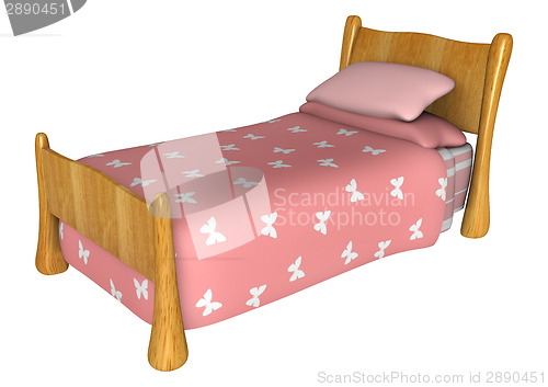 Image of Pink Bed