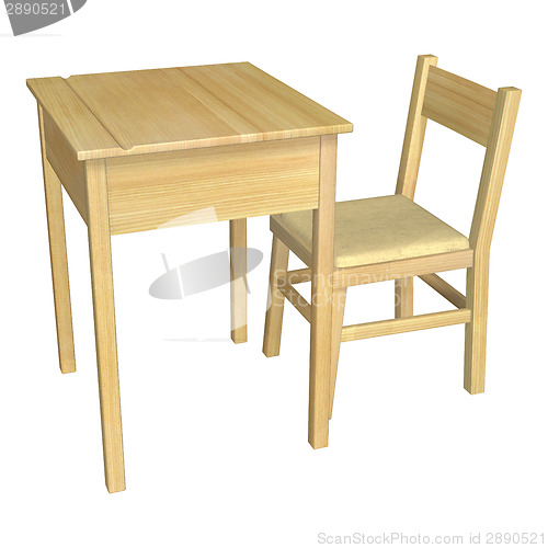 Image of Table and Chair