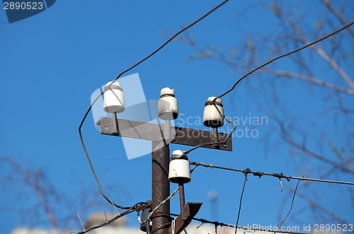 Image of electric wires