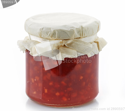 Image of jar of red jam