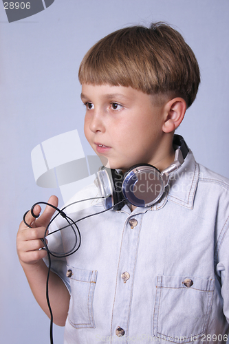 Image of Child with headphones