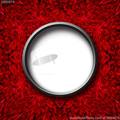 Image of red abstract texture with round center