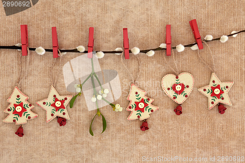 Image of Wooden Christmas Decorations