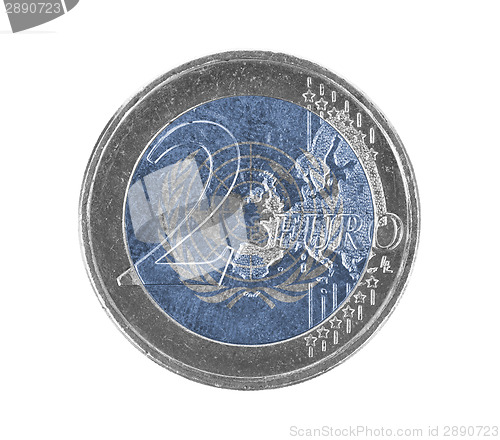Image of Euro coin, 2 euro