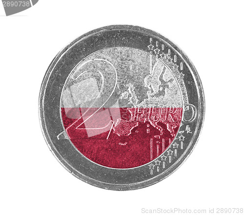 Image of Euro coin, 2 euro