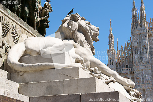 Image of Piazza del Duomo in Milan, Italy