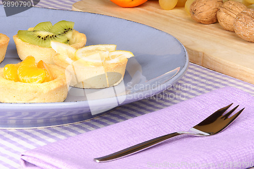 Image of Assorted mini fruit tarts