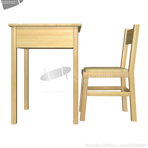 Image of Table and Chair