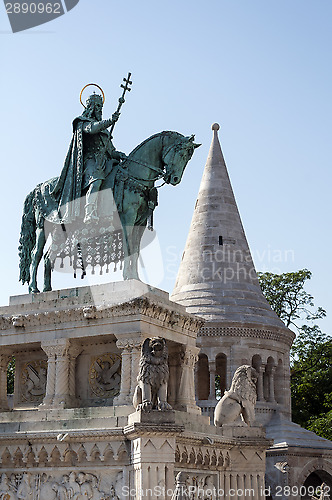 Image of King Saint Stephen, Budapest.