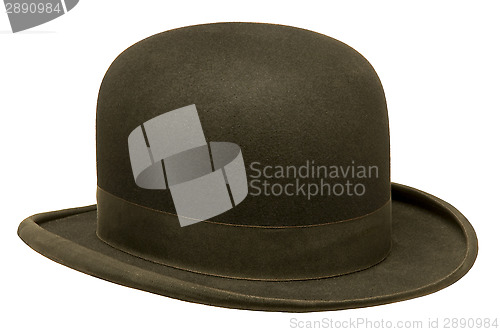 Image of Black bowler or derby hat