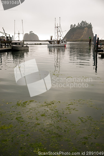 Image of Fishing Trowller Leaving Marina after Refilling Marine Fuel Tank