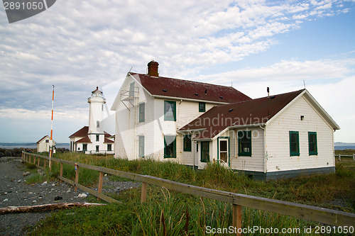 Image of Point Wilson Lighthouse Puget Sound Fort Wordon