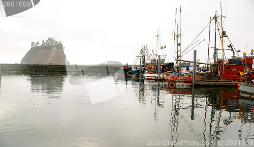 Image of Boats Sea Bluffs Pacific Ocean Marina